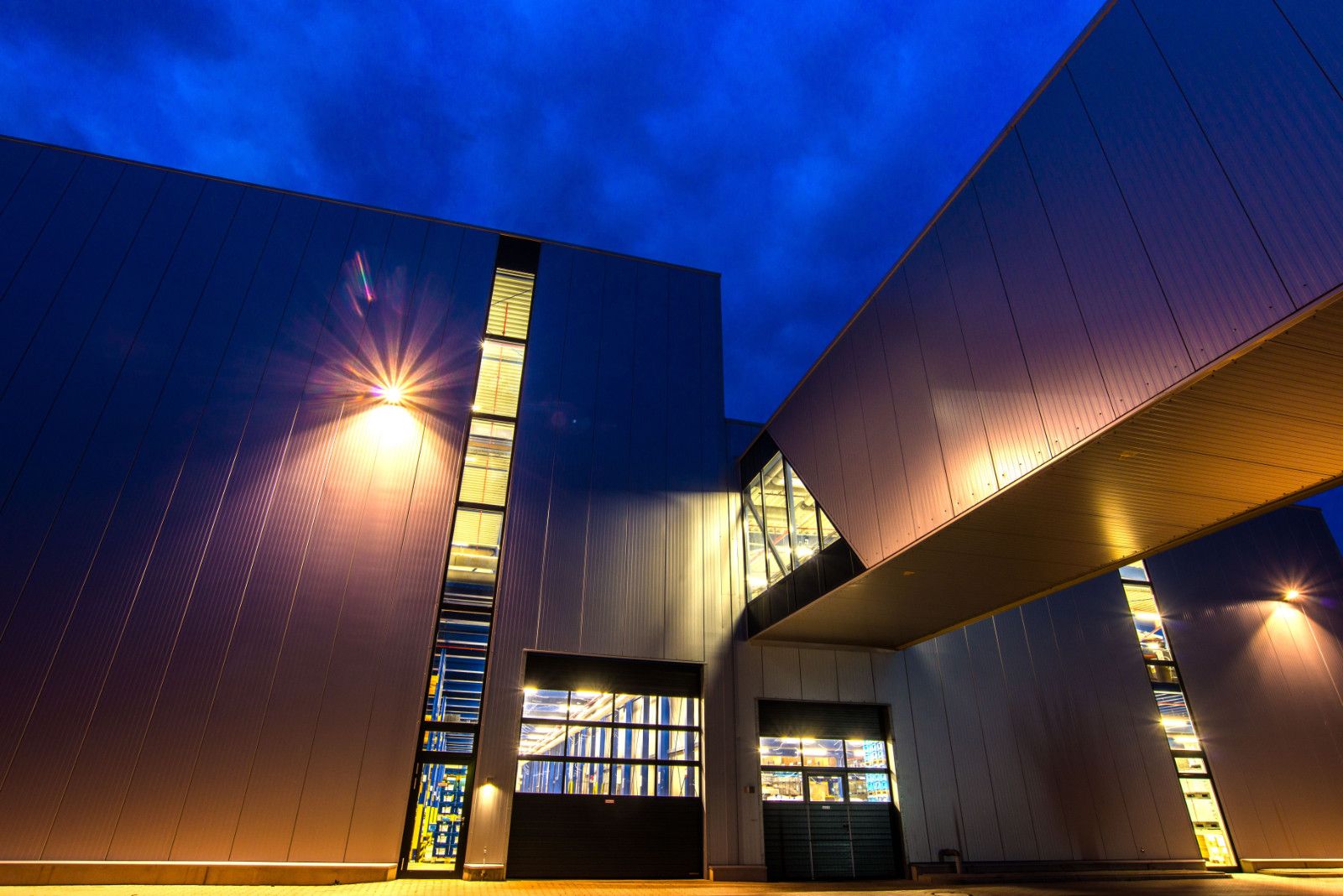 Außenansicht des Hauptgebäudes von Müller Technik