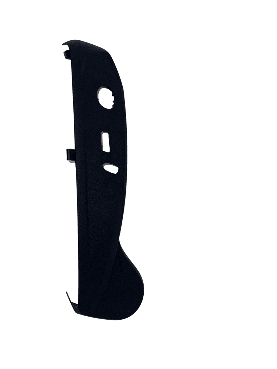 Sitzverkleidung für Fahrzeugsitz als sichtbares Kunststoffbauteil im Innenraum