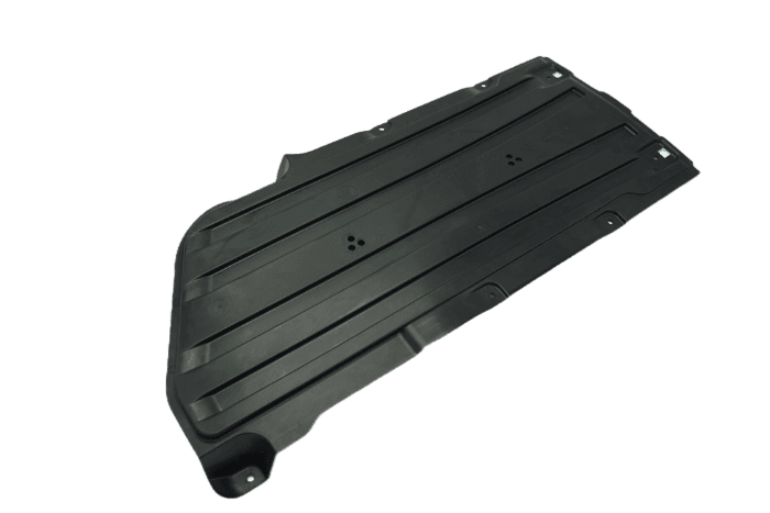 Unterbodenverkleidung für Fahrzeug zur Optimierung von Aerodynamik und Schutz vor Schmutz und Steinschlag